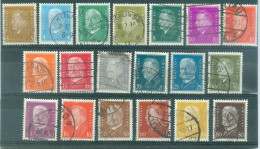 Allemagne  Yv 401/414 Ou Michel 410/422 , 435/437 Et 465/466  Ob  TB   - Used Stamps