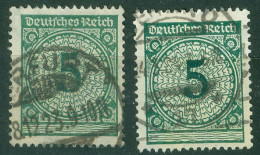Allemagne   Michel 339a Et 339b   Ob  TB   - Used Stamps