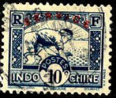 Indochine Service Obl Yv: 7 Mi:7 La Rizière (Beau Cachet Rond) - Usados