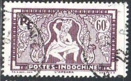 Indochine Poste Obl Yv:168 Mi:180 L'Apsara (TB Cachet Rond) - Used Stamps