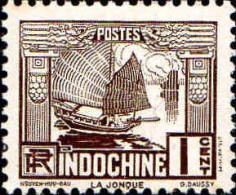 Indochine Poste N** Yv:155 Mi:155 La Jonque - Ungebraucht