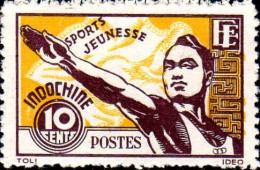 Indochine Poste N** Yv:284/285 Pour Le Sport (non-gommé) - Neufs