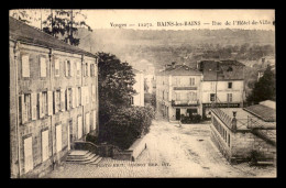 88 - BAINS-LES-BAINS - RUE DE L'HOTEL DE VILLE - CAFE DES SOURCES - Bains Les Bains