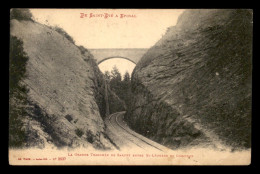 88 - LIGNE DE CHEMIN DE FER ST-DIE-EPINAL - TRANCHEE DE SARUPT - Sonstige & Ohne Zuordnung