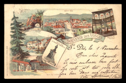 88 - SOUVENIR DES VOSGES - CARTE ILLUSTREE STYLE GRUSS AYANT VOYAGE LE 2 NOVEMBRE 1897 - Sonstige & Ohne Zuordnung