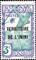 Inini Poste N** Yv:36 Mi:23 Indigène Tirant à L'arc - Unused Stamps