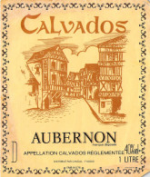 ALIMENTATION ETIQUETTES CALVADOS AUBERNON 11 X 13 CM - Alkohole & Spirituosen