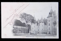 Cp, 86, Environs De Saint Savin, Château De Boismorand, Dos Simple, Voyagée 1902 - Autres & Non Classés