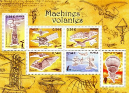 Bloc N°103 Les Machines Volantes  Année 2006 Classeur Bordeaux - Mint/Hinged