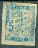Colonie Fr Emis Gle   Taxe  18   Ob  Second Choix   Obli  Madagascar  En Bleu - Strafportzegels