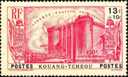 Kouang-Tchéou Poste N** Yv:123 Mi:168 Prise De La Bastille Petite Tâche 1mm - Nuevos