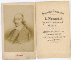 PHOTO ORIGINAL PHOTO 85mm X 55mm MAZARIN. PHOTO SIGNEE DE E.NEURDEIN 28 BOULD SEBASTOPOL PARIS - Famous People