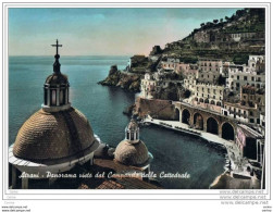 ATRANI:  PANORAMA  VISTO  DAL  CAMPANILE  DELLA  CATTEDRALE  -  FOTO  COLORATA  A  MANO  -  FG - Salerno