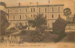 83 - Hyères - Hotel Beauséjour - Animée - CPA - Oblitération De 1925 - Voir Scans Recto-Verso - Hyeres