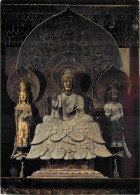 Japon - Art Antiquité - Shaka Sakyamuni Triad - Asuka Period - Gilt Bronze - Kondo Main Hall - Nippon - Japan - CPM - Vo - Autres & Non Classés