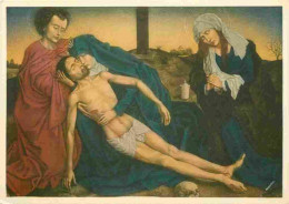 Art - Peinture Religieuse - Rogier Van Der Weyden - Pieta - Musée De Bruxelles - CPM - Voir Scans Recto-Verso - Schilderijen, Gebrandschilderd Glas En Beeldjes