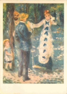 Art - Peinture - Pierre Auguste Renoir - La Balançoire - Musée Du Louvre De Paris - Carte De La Loterie Nationale - CPM  - Paintings