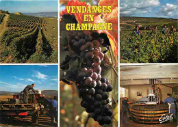 Vignes - Vendanges En Champagne - Multivues - Pressoir - Machines Agricoles - Vendanges - Raisins - Vin - CPM - Voir Sca - Viñedos