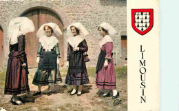 87 - Haute Vienne - Limousin - Folklore - Scène Et Types - Paysannes Aisées En Costume De Fête Coiffées Du Barbichet - C - Aixe Sur Vienne