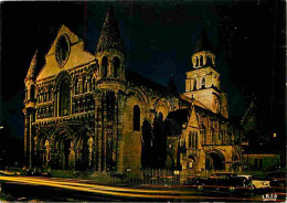 86 - Poitiers - L'Eglise Notre Dame La Grande - Automobiles - Vue De Nuit - CPM - Voir Scans Recto-Verso - Poitiers