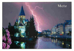 57 - Metz - Le Temple Neuf - Orage - Eclair - Carte Neuve - CPM - Voir Scans Recto-Verso - Metz