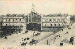 80 - Amiens - La Gare - Animée - CPA - Voir Scans Recto-Verso - Amiens