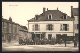 CPA Grand Pré, Des Soldats En Uniforme Vor Dem Des Soldatsheim  - Sonstige & Ohne Zuordnung