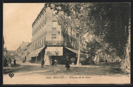 CPA Millau, Avenue De La Gare  - Millau