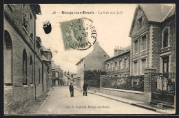 CPA Blangy-sur-Bresle, La Rue Aux Juifs, Vue De La Rue  - Blangy-sur-Bresle