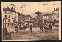 CPA Ambert, Place Du Foirail  - Ambert