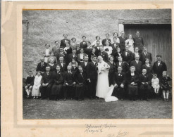 Photographie D' Un Mariage. LAMARGELLE ? - Personnes Anonymes