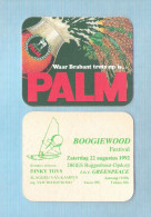 Bierviltje - Sous-bock - Bierdeckel -    PALM - BOOGIEWOOD - DRIES BUGGENHOUT-OPDORP - DINKY TOYS - 22 AUG. 1992 (B 382) - Bierviltjes