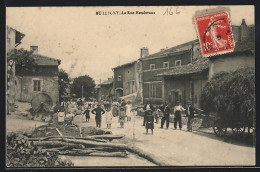 CPA Bulligny, La Rue Houdevaux  - Other & Unclassified