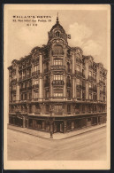 CPA Nice, Willam`s Hotel, 33, Rue Hôtel Des Postes, 33  - Cafés, Hôtels, Restaurants