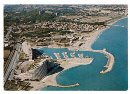 VILLENEUVE LOUBET PLAGE MARINA BAIE DES ANGES Et Son Port Et La Plage  (carte Photo) - Autres & Non Classés