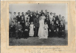 Photographie D' Un Mariage. LAMARGELLE ? Photo Jeudy IS SUR TILLE - Personnes Anonymes