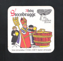 Bierviltje - Sous-bock - Bierdeckel :  ABDIJ STEENBRUGGE - SINT- ARNOLDUS     (B 395) - Sous-bocks