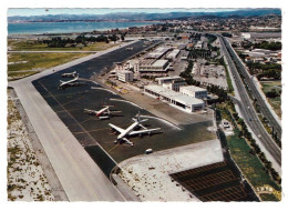 NICE L'Aéroport De NICE COTE D AZUR  (carte Photo) - Transport Aérien - Aéroport