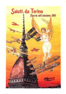 [MD9793] CPM - TORINO MOLE ANTONELLIANA - Riproduzionericordo Dell'aviazione 1910 - PERFETTA - NV - Mole Antonelliana