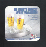 Bierviltje - Sous-bock - Bierdeckel -  JUPILER - BLUE - DE GROTE DORST WEET WAAROM  (B 401) - Bierdeckel