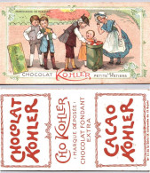 Chromos - Chocolat Kohler - Les Petits Métiers - Marchande De Plaisirs - Andere & Zonder Classificatie