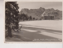 LAGO DI MISURINA BELLUNO  GRAND HOTEL SAVOIA  VG 1942 - Belluno