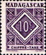 Madagascar Taxe N** Yv:31 Mi:31 Chiffre - Portomarken