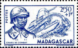 Madagascar Poste N** Yv:228 Mi:269 Char De Combat - Nuovi