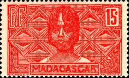 Madagascar Poste N** Yv:166 Mi:185 Femme Betsiléo (G.trop.) - Ungebraucht