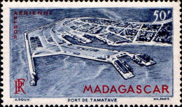 Madagascar Avion N** Yv:63 Mi:407 Port De Tamatave - Luchtpost