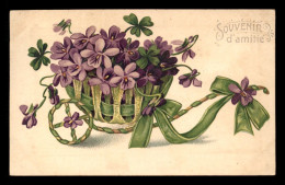 FANTAISIE - CHARIOT DE VIOLETTES - Flowers