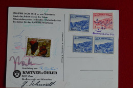 Signed H. Linzbichler + 6 Climbers KampireDior Expedition SP Vignette Mountaineering Himalaya Escalade Alpiniste - Sportifs