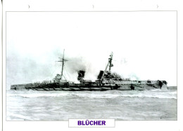 Fiche Navires De Guerre Navires De Ligne ALLEMAGNE  1915 -  BLUCHER - Otros & Sin Clasificación