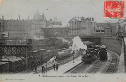 SAINT GERMAIN EN LAYE - Intérieur De La Gare. - Stations With Trains